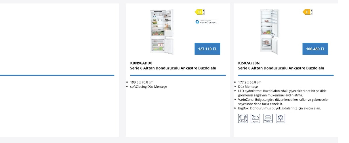 Kbn96Add0 Serie 6 Alttan Donduruculu Ankastre Buzdolabı