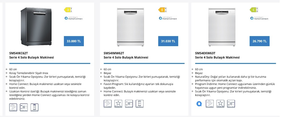 Sms4Ik62T Serie 4 Solo Bulaşık Makinesi