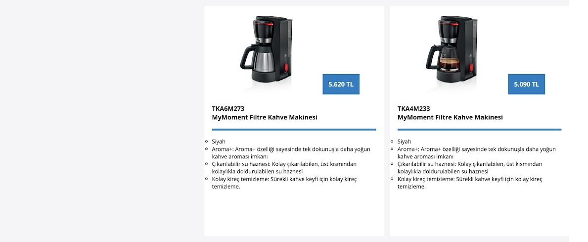 Tka6M273 Mymoment Filtre Kahve Makinesi