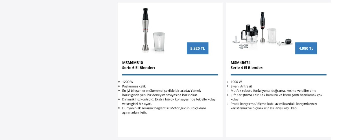 Bosch Serie 6 Msm6M810 El Blenderi
