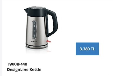 Bosch Designline Kettle