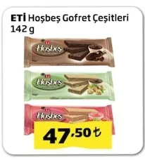 Eti Hoşbeş Gofret Çeşitleri 142 G