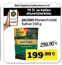 Jacobs Monarch Gold Kahve 150 G