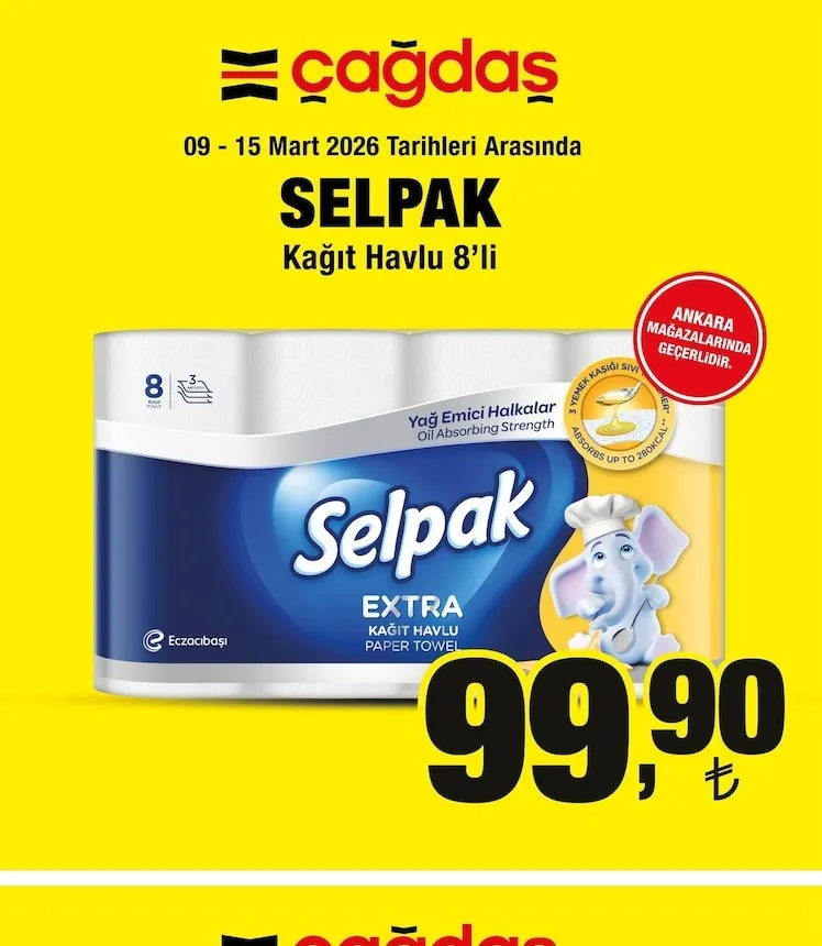 Selpak Kağıt Havlu 8'Li