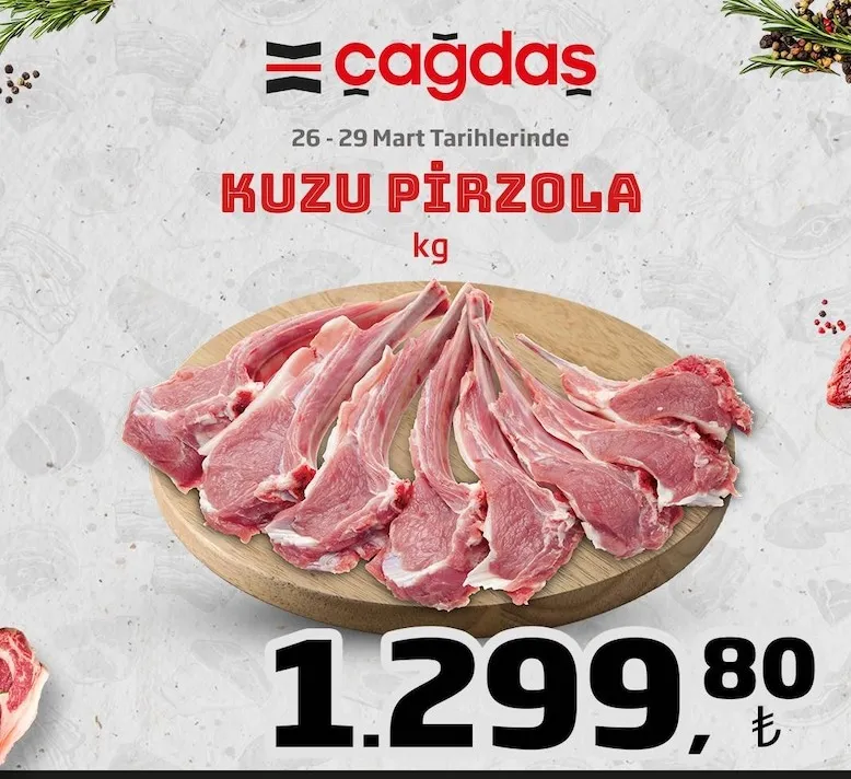Çağdaş Kuzu Pirzola Kg