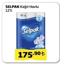 Selpak Kağıt Havlu 12'Li