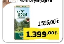 Yudum Egemden Sızma Zeytinyağı 5 Lt