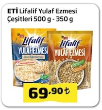 Eti Lifalif Yulaf Ezmesi Çeşitleri 500 G - 350 G