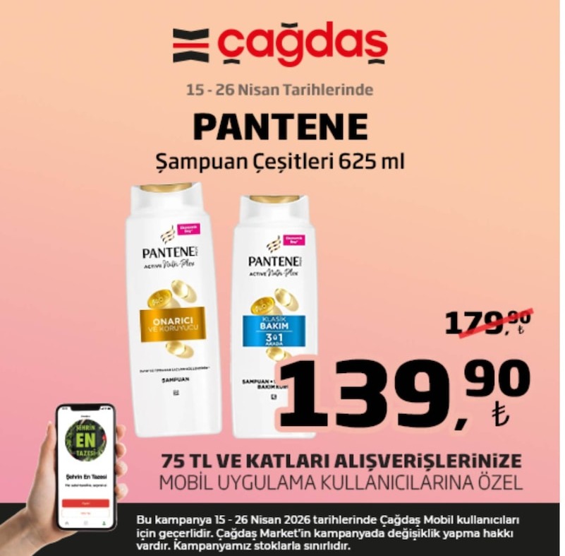 Pantene Şampuan Çeşitleri 625 Ml
