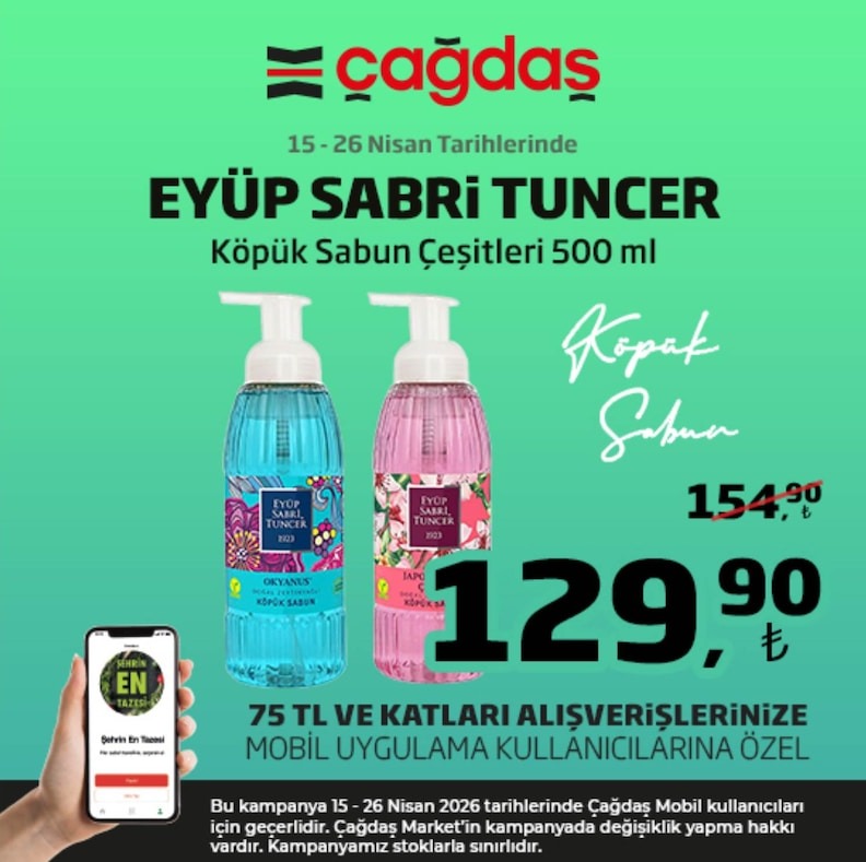 Eyüp Sabri Tuncer Köpük Sabun Çeşitleri 500 Ml