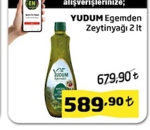 Yudum Egemden Zeytinyağı 2Lt
