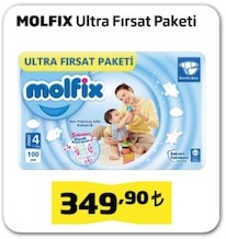 Molfix Ultra Fırsat Paketi 4 (100'Lü)