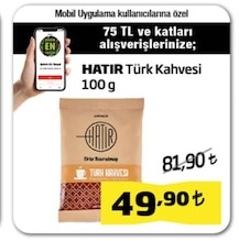 Hatır Türk Kahvesi 100G