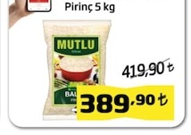 Mutlu Pirinç 5Kg