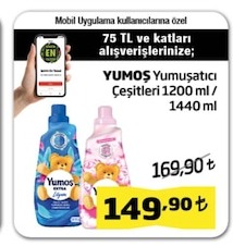 Yumos Yumuşatici Çeşitleri 1200Ml / 1440Ml