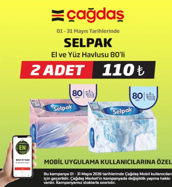 Selpak El Ve Yüz Havlusu 80'Li