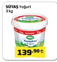 Sütaş Yoğurt 3 Kg