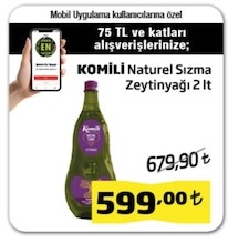 Komili Naturel Sızma Zeytinyağı 2 Lt