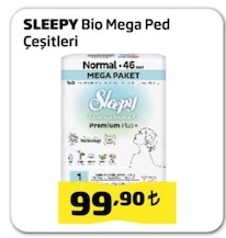 Sleepy Bio Mega Ped Çeşitleri 46'Lı