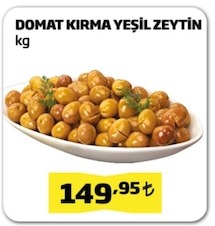 Domat Kırma Yeşil Zeytin Kg