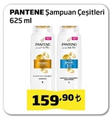 Pantene Şampuan Çeşitleri 625 Ml
