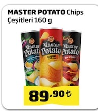 Master Potato Chips Çeşitleri 160 G