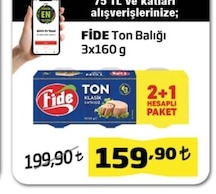 Fide Ton Balığı 3X160 G