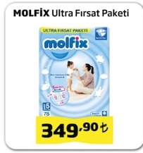 Molfix Ultra Fırsat Paketi Bebek Bezi 78 Adet