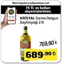 Kristal Sızma Dolgun Zeytinyağı 2 Lt