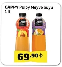 Cappy Pulpy Meyve Suyu 1 Lt