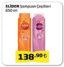 Elidor Şampuan Çeşitleri 650 Ml