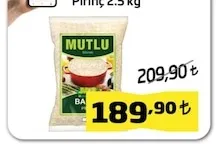 Mutlu Pirinç 2.5 Kg