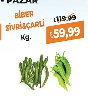 Biber Sivri&Çarlı Kg.