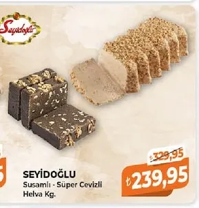 Seyidoğlu Susamlı - Süper Cevizli Helva Kg.