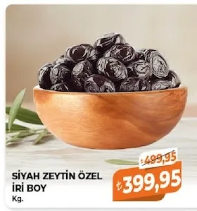 Siyah Zeytin Özel İri Boy Kg.