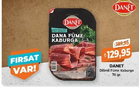Danet Dilimli Füme Kaburga 70 Gr.