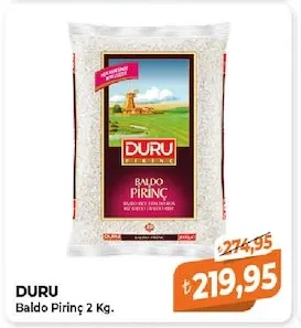 Duru Baldo Pirinç 2 Kg.
