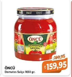 Öncü Domates Salça 1650 Gr