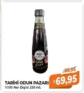 Tarihi Odun Pazari %100 Nar Ekşisi 250 Ml.