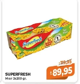 Superfresh Mısır 3X200 Gr.