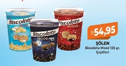 Şölen Biscolata Mood 125 Gr. Çeşitleri