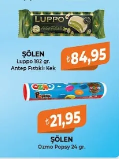 Şölen Luppo 182 Gr. Antep Fıstıklı Kek