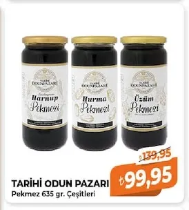 Tarihi Odun Pazari Pekmez 635 Gr Çeşitleri