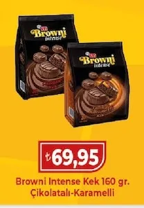 Eti Browni Intense Kek 160 Gr. Çikolatalı-Karamelli