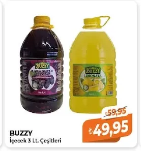 Buzzy İçecek 3 Lt. Çeşitleri