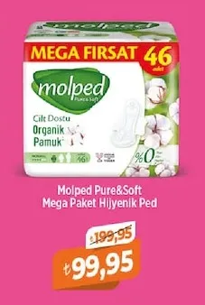 Molped Pure&Soft Mega Paket Hijyenik Ped
