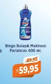 Bingo Bulaşık Makinesi Parlatıcısı 400 Ml
