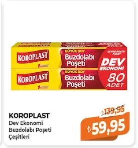 Koroplast Dev Ekonomi Buzdolabı Poşeti Çeşitleri
