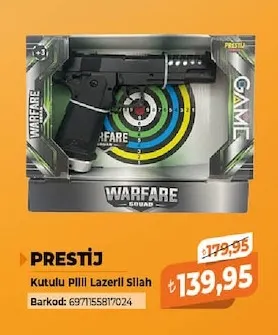 Prestij Kutulu Pilli Lazerli Silah