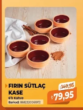 Fırın Sütlaç Kase 6'Lı Kahve